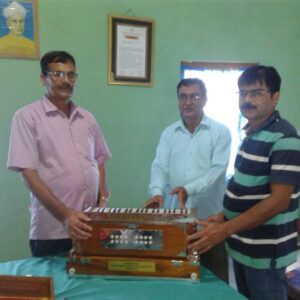 Donation of harmonium